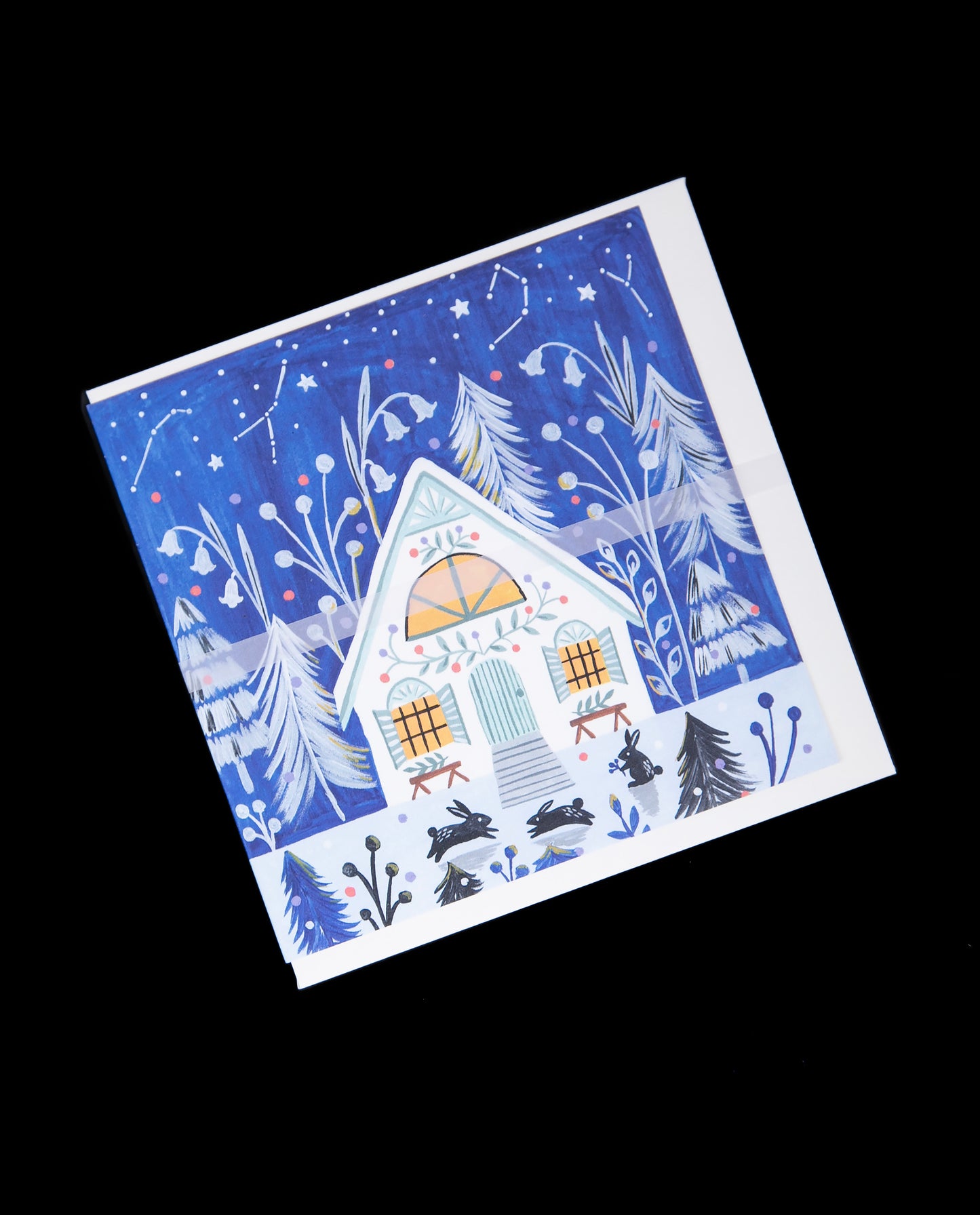 Winter Cabin Greeting Card | FLORA WAYCOTT