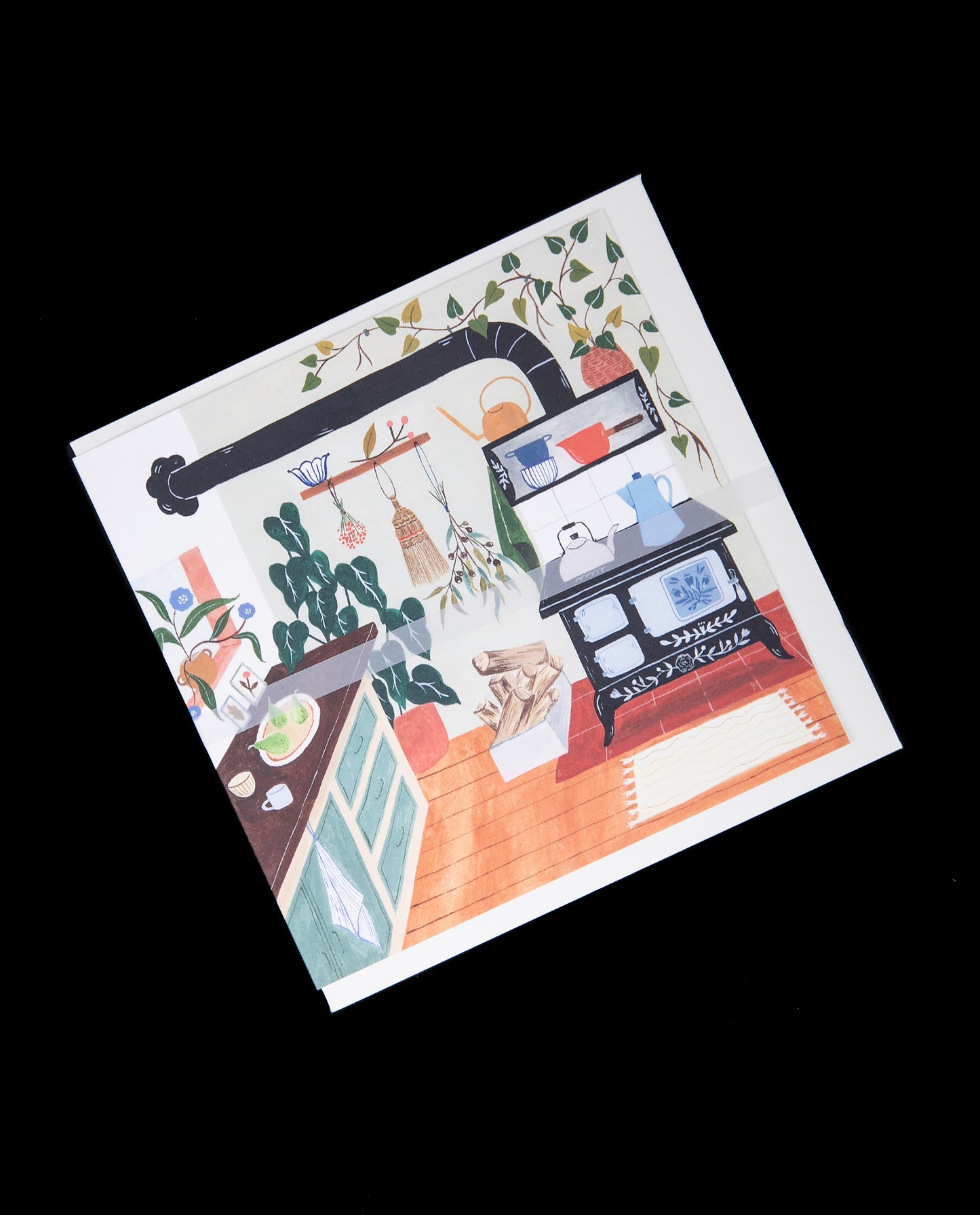 Rustic Kitchen Greeting Card | FLORA WAYCOTT