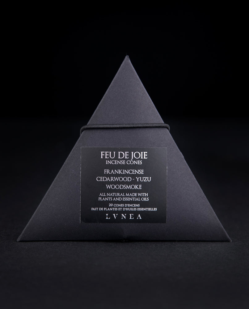 FEU DE JOIE | Incense Cones - frankincense, cedarwood, yuzu