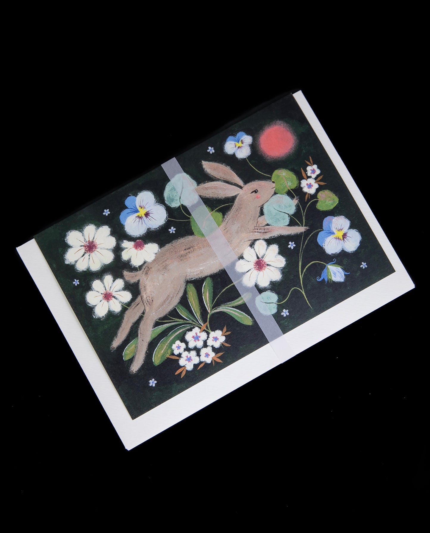 Carte de souhaits "Lune de fraises" | FLORA WAYCOTT