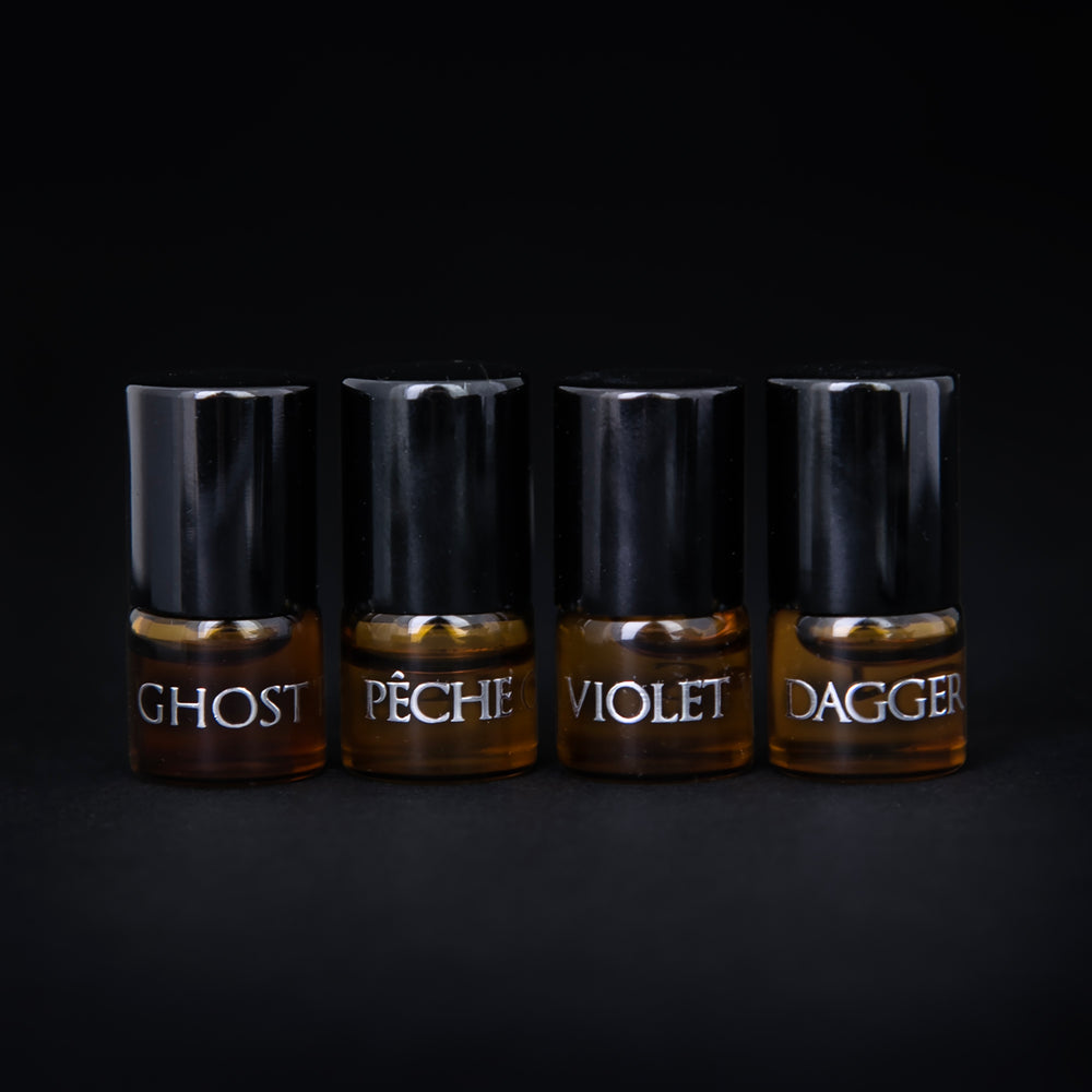 
                      
                        PARFUM BOTANIQUE | Parfums à l'huile - ENSEMBLE D'ÉCHANTILLONS
                      
                    