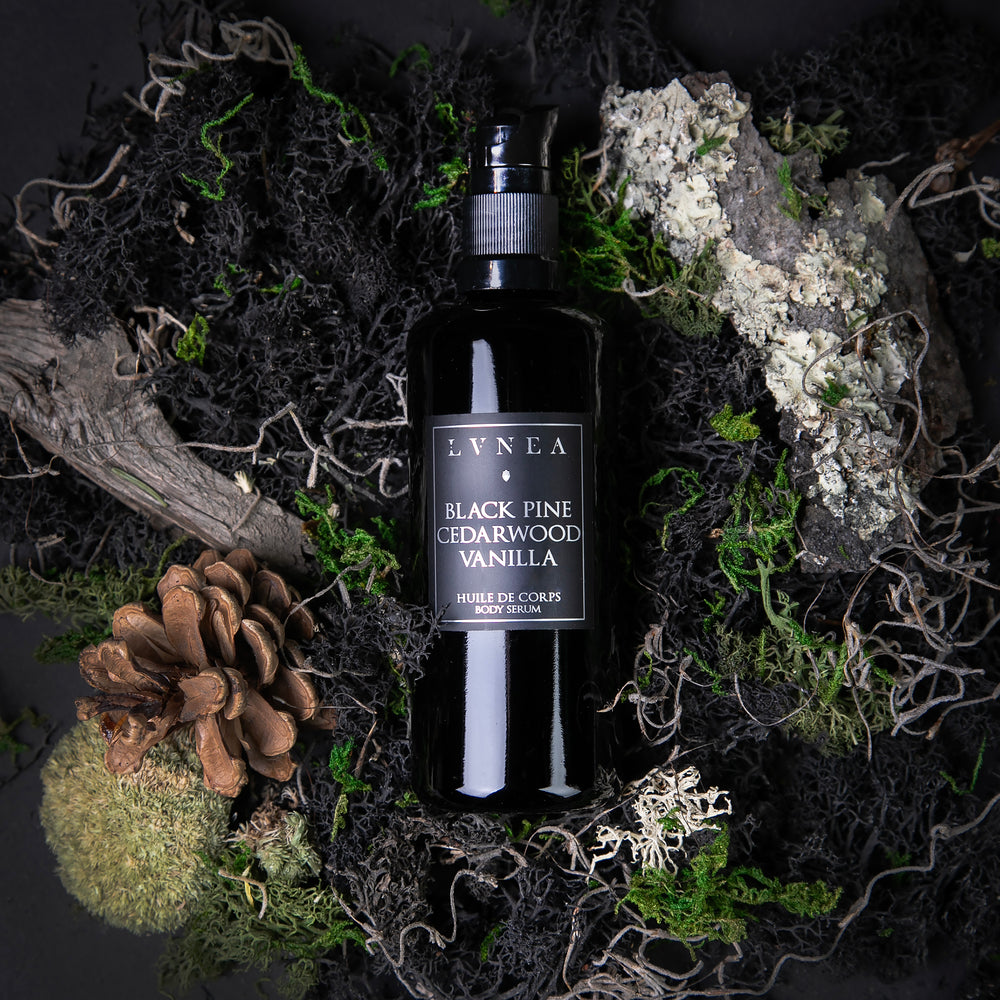 BLACK PINE · CEDARWOOD · VANILLA | Botanical Body Serum