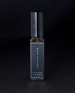 A dry, sophisticated, agrestic floral fragrance by natural and botanical perfume house brand LVNEA with notes of rose, moss, soil, cepes and immortelle. Presented in a 8ml star-spangled black glass bottle, the label reads ROSE FANTOME EAU DE PARFUM.