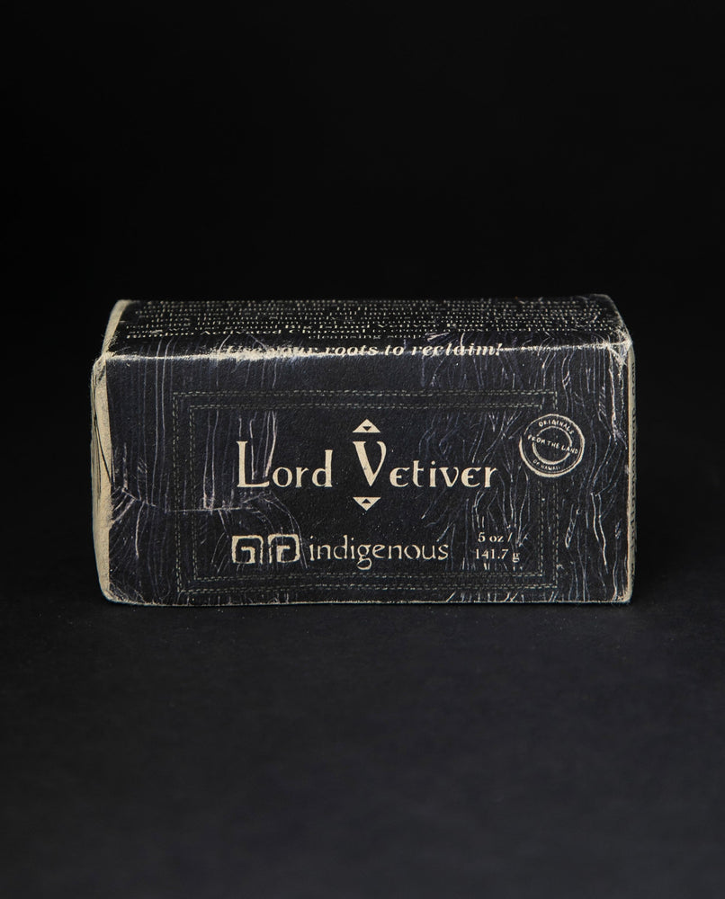 Savon au charbon Lord Vetiver (*imperfections) | INDIGENOUS SOAP COMPANY