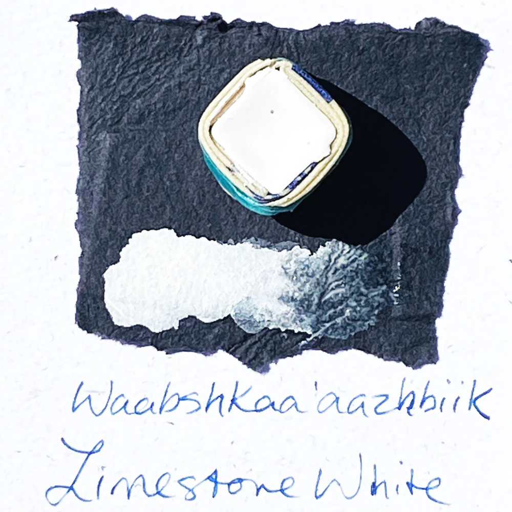 
                      
                        Swatch of Beam Paints' "Limestone White" watercolour paintstone.
                      
                    